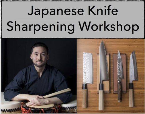Japanese Knife Sharpening Workshop with Eien Hunter-Ishikawa